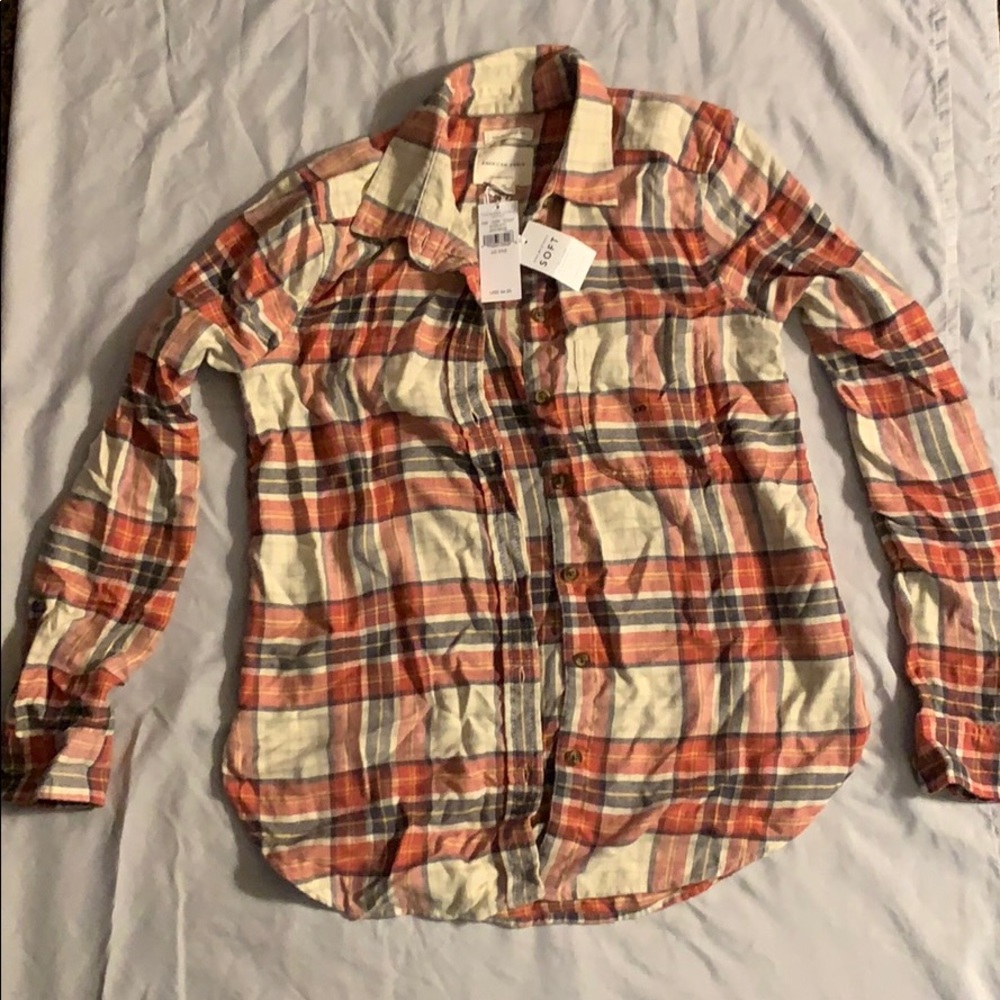 Plaid American Eagle long sleeve, extra soft.